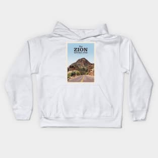 Visit Zion National Park Kids Hoodie